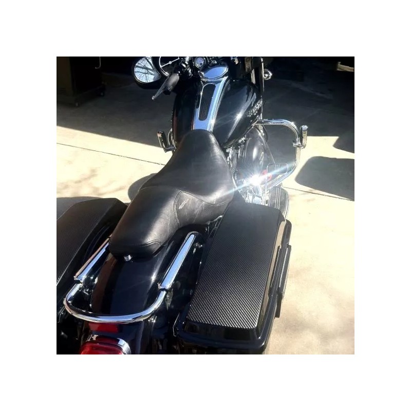 lid skins Black carbon hard bag lid covers Fits 1994-2013