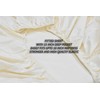 100% Cotton Percale Sheets Twin Size, Ivory, Deep Pocket, 3