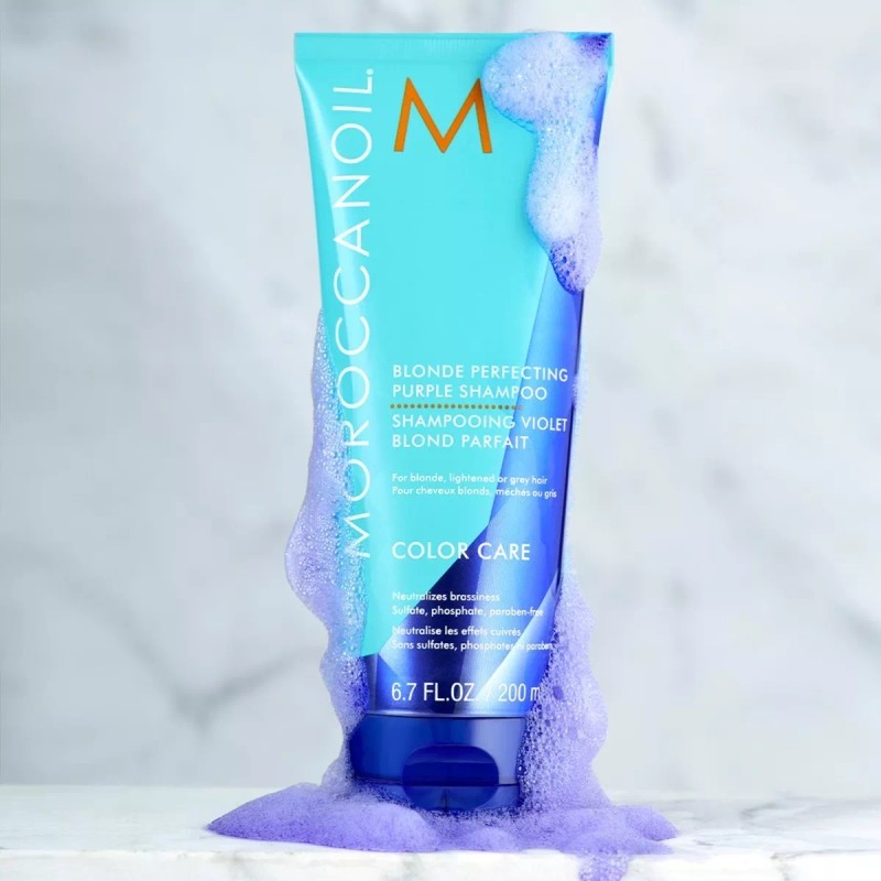 Moroccanoil Shampoo Matizador Violeta Moroccanoil Rubios Perfectos 200ml