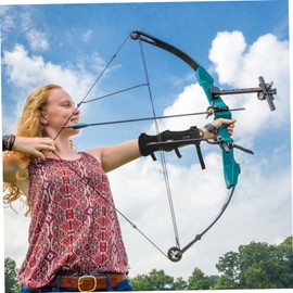 BIUDECO Archery Arm Guard Leather Forearm Guard Sleeve Portable Archery Arm Sleeve for Hunting