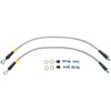 StopTech 950.33009 Stainless Steel Braided Brake Hose Kit; Front;