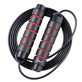 Bella's Speed Jump Rope with Ball Bearings, Skipping Rope Rapid Cable, and 6” Memory Foam Handles,Jump Ropes For Fitness For Women, Men, Endurance Training, and Fitness Gym
