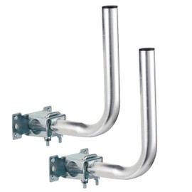 Universal Wireless Bridge Bracket Mount, Pole and Wall-Mounted Mount for Outdoor Point to Point AP Access Point Client Bridge CPE, 2-Pack