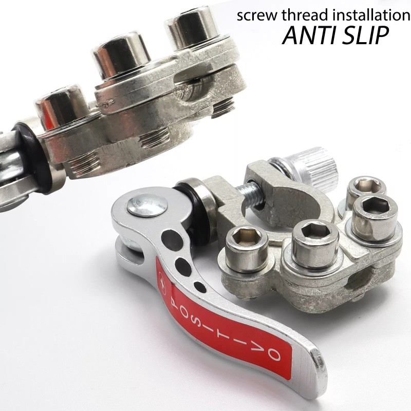 XUKEY Car Battery Terminal Connector Quick Release Disconnect Positive Negative