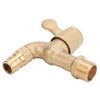 Brass WaterTap G1/2in Thread Spiral Opening Switch for Household Washing