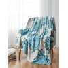 Serafina Home Fleece Throw Blanket: Velvety Soft, Durable Plush Accent