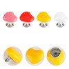 Luckious 4 PCS Heart Shaped Toilet Flush Button Versatile Press