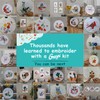 GNEGNI LIFE Embroidery kit for Beginners, Embroidery Starter Kit -