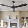 BvenuBigLite Ceiling Fan Without Light: 52 Inch Outdoor Fan for