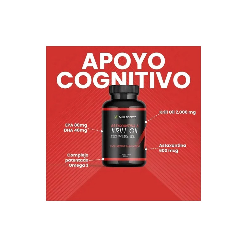 Astaxantina & Aceite De Krill 2000mg 200 Cáps