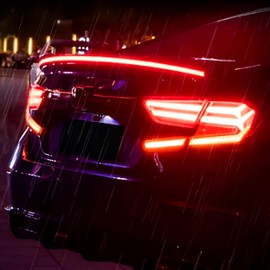 Vmingo Tira de Luz Led de Freno para Auto Moto Señal de Advertencia Flexible DC12V Impermeable Tercer Stop Tuning Universal Sport | 90cm