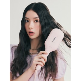 Bodana Glow Wave Curling Iron 40mm Powder Pink / 보다나 글로우 물결고데기 40mm 파우더핑크