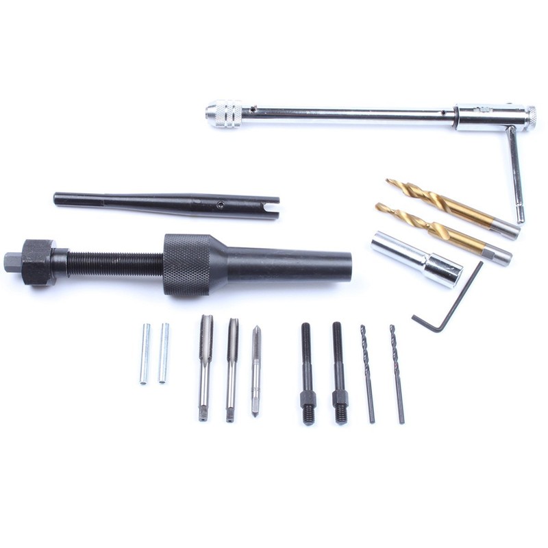 Alltooetools 16pcs Glow Plug Removal Remover Tool Kit 8mm 10mm