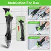 Caulking Tool 3 in 1 Caulking Grout Removal Sealant Finishing
