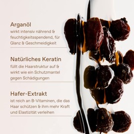 KORRES Argan Oil Colourant - Ammonia Free Hair Colour Honey Blonde Gold 7.3 - 100% Grey Hair Coverage & Vegan for a Long-Lasting Colour Result