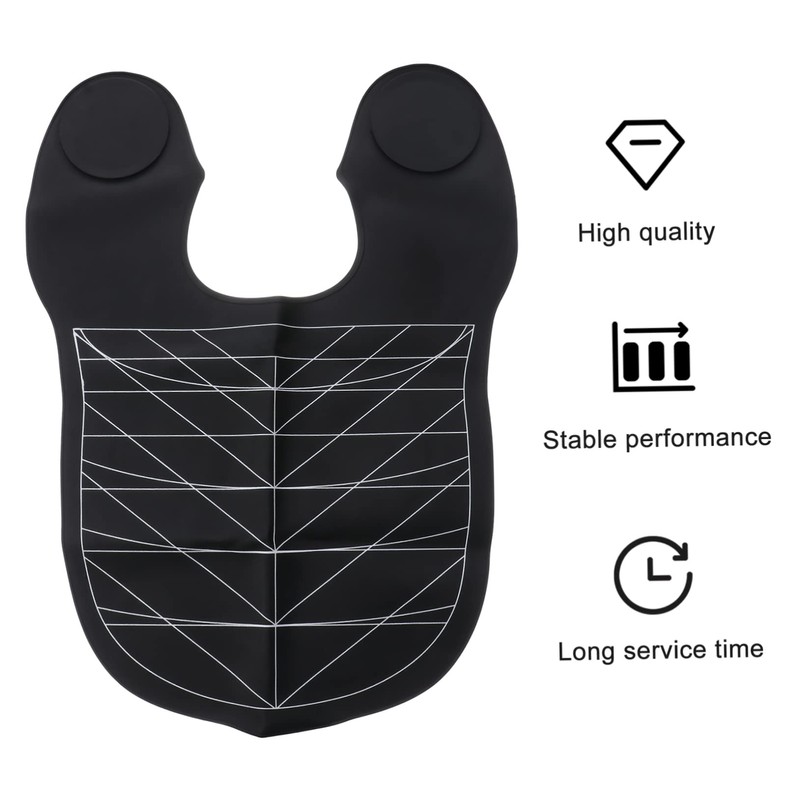 WOONEKY Leather Shawl Cloth Hair Neck Tray for Hair Washing
