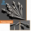 DRELD 10 pieces dart tips, steel tips with 2BA thread