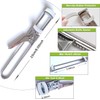 2-Pack Adjustable Stainless Steel Jar Opener, Multifunctional Jar Opener for