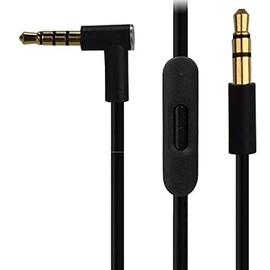 Linkshare Replacement Audio Cable Cord Wire with in-line Microphone and Control Fit for Beats by Dr Dre Headphones Solo/Studio/Pro/Detox/Wireless/Mixr/Executive/Pill (Black)