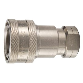 Parker Hannifin SH4-62 Series 60 Type 303 Stainless Steel Multi-Purpose Quick Coupler with Female Pipe Thread, 2.87" Length
