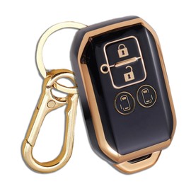 Suzuki Car Key Cover Keychain with TPU Material Shock-resistant Design Fits Many Models Alto, Crossbee, Jimny JB64W, Jimny Sierra JB74W, Swift ZC#3S/ZD#3S, Spacia, Solio, Hustler, Wagon R
