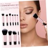 VICASKY 10pcs Mini Makeup Brush Set Compact and Portable Brushes