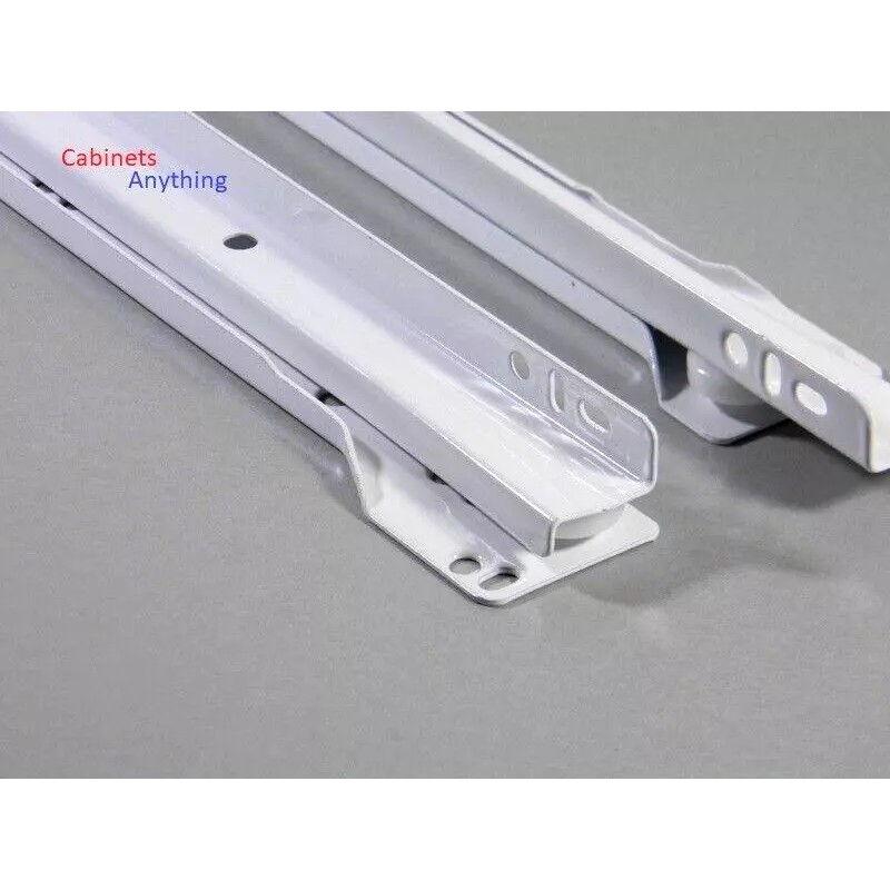 Knape & Vogt KV 1805 3/4 Extension White Epoxy Drawer