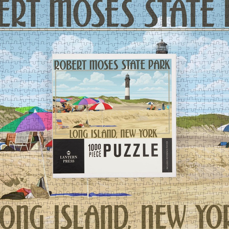 Lantern Press 1000 Piece Jigsaw Puzzle, Robert Moses State Park,
