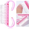 Paquet 10 Piezas Cepillo Limpieza Uñas Herramienta Lima Quitapolvo Manicura