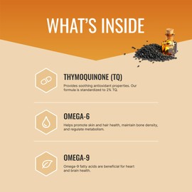 Approved Science Black Seed Oil - Cold Pressed Nigella Sativa - Boost Immunity, Respiratory, Cognitive, and Digestive Health - 2% Thymoquinone - 1 Bottle - 180 Softgels - Made in The USA