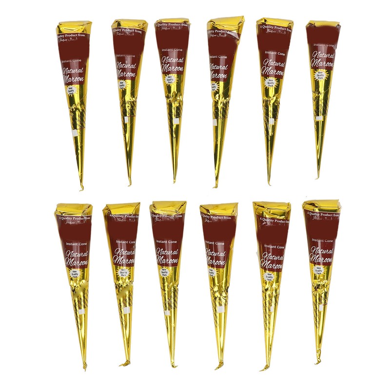 12pcs Temporary Tattoo Pastes 10.6 Oz Drawing Waterproof Semi Permanent