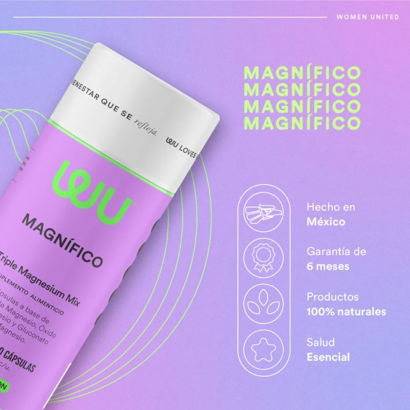 Magnífico | Citrato De Magnesio | Wu | Premium Sabor