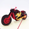 Motorcycle Pop up Card, 3D Card for All Occasions -