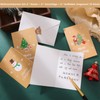 Set of 6 Christmas Cards with Envelopes, Mini Christmas Cards,