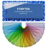 Studyteq 15 x Professional Dyslexia Coloured Reading Overlays And Rulers