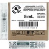 Caja De 100 Jeringas 5 mL Con Aguja 22 G