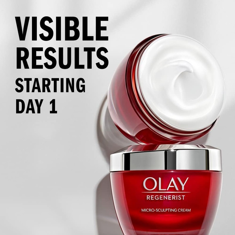 Olay Regenerist Micro-Sculptng Cream 1.7 Ounce Jar (50ml) (Pack of