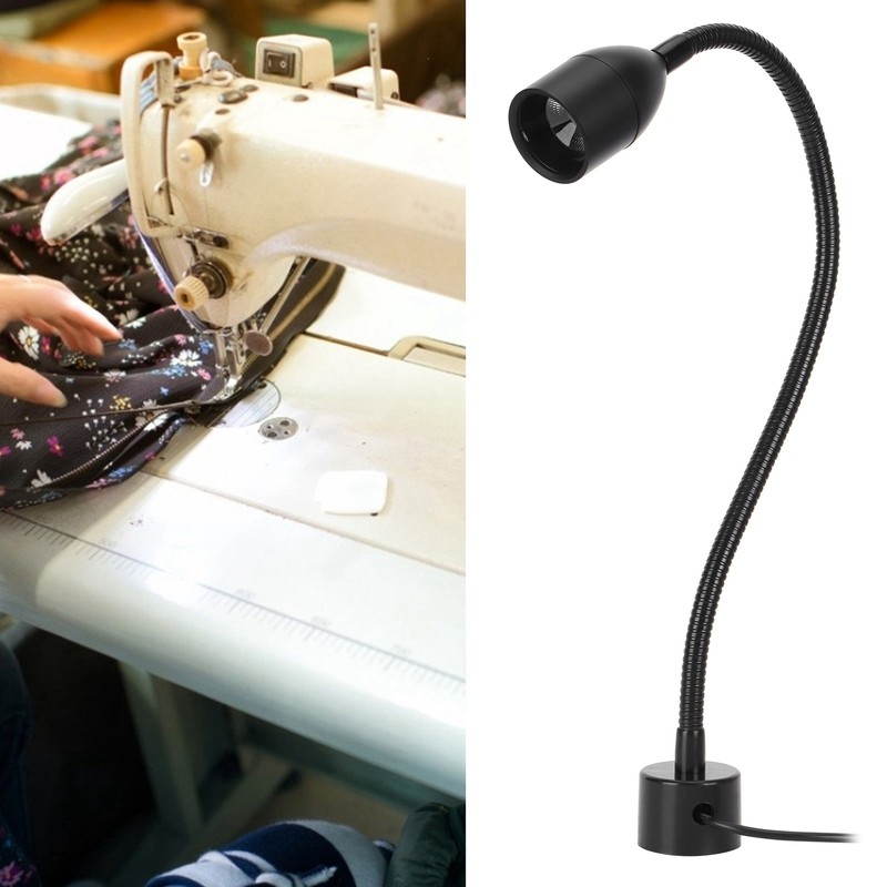 5W LED Work Light Flexible Gooseneck Magnetic Base for Sewing