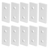 Joining Plate, 10Pcs Joining Plate, Aluminum Flat Straight Corner Brace