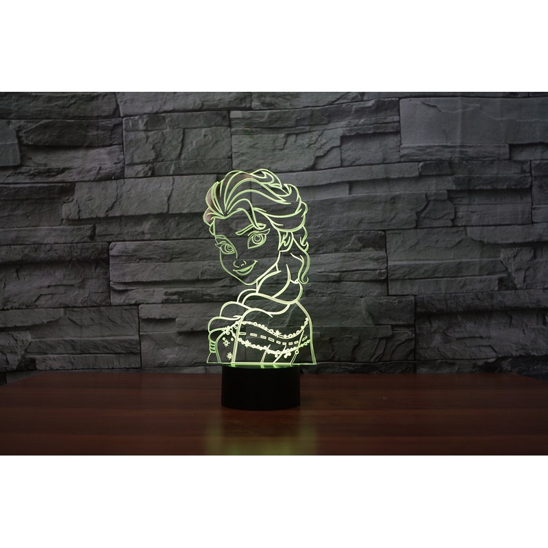 Hologram 3D Lamp Creative Night Light, LED Light for Kid's