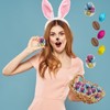 Easter Eggs Filled with Chocolate Eggs, Multicolored Foil Wrapped Milk