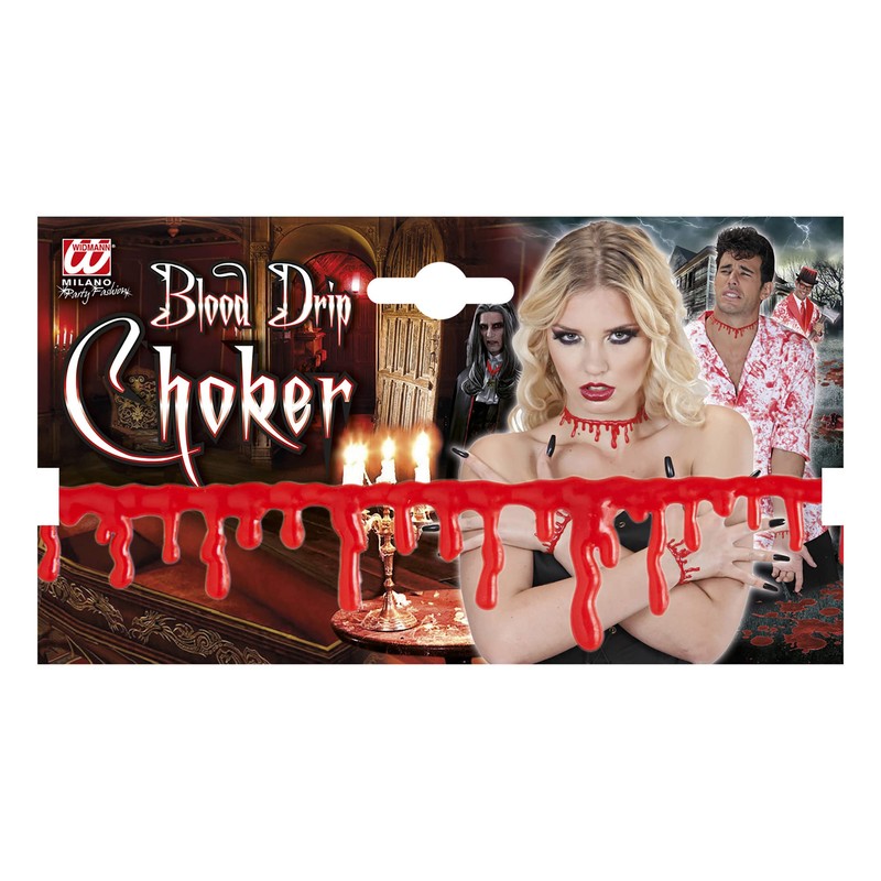 WIDMANN vd-wdm1076 C Crew Neck Drops of Blood, Red, One