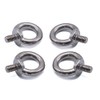 4pcs of M6 Eye bolt stainless steel 316 A4 marine