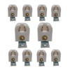 10-Pack T4 T5 LED/Fluorescent Miniature Bi-Pin G5 Lamp Socket Holder