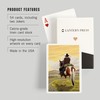 Lantern Press Cowboy and Horse (52 Playing Cards, Poker Size