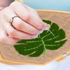 Punch Needle Kit Hex Hoop Glossy Frame Easy Operation Safe