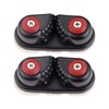 1 Piece Black Boat Sailing Ball Bearing Cam Cleat ABS