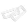 sourcing map 16Pcs Plastic Rectangle Ring, 1 1/2" Slide Rectangle