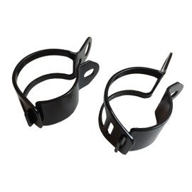 J-base Universal Turn Signal Stay, Set of 2, Fork Clamp, 1.2 - 1.6in (30 - 40mm) (Black, Stay)