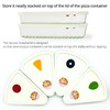 Reusable Pizza Slice Container Storage, Tray and Saver to Organize